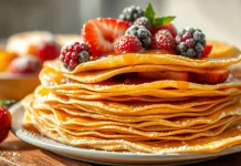 Protein Crepes – Gesunde & proteinreiche Pfannkuchen Protein Crepes